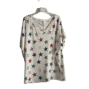 Star Patterned Women's Top